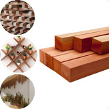 Fardo 9 Ripas sarrafos Pontaletes Madeira Eucalipto 3x3x40