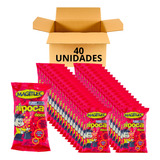 Fardo Pipoca Doce Açucarada Magitlec 40 Unidades 60g Atacado