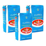 Farinha De Trigo 00 Italiana Le 5 Stagioni Clássica 1kg 3un