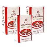 Farinha De Trigo 00 Italiana Le 5 Stagioni Napoletana Pack C 3