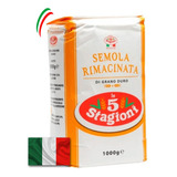 Farinha Italiana 00 Le 5 Stagioni Semola Rimatinata 1kg Nf