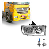 Farol 02 Lâmpadas H1 H7 24v Mb Mercedes Axor 03 A 23 Ld