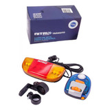 Farol 7 Leds Lanterna Seta Buzina Bike Bicicleta Luz Freio