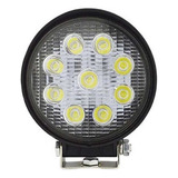Farol Auxiliar 9 Leds Redondo Bi volt 22mm Slim