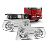 Farol Auxiliar Iveco Stralis 08 09 10 11 12 13 14 C moldura