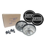 Farol Auxiliar Milha Gol Gts Gti C Capas Preta Arteb par