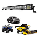Farol Barra 168 Leds 7d 504w Auxiliar Milha Off Road 4x4