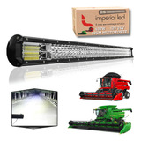 Farol Barra De Led 432w 80cm Trator Maquina Muito Forte