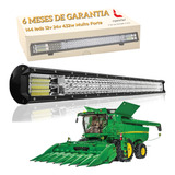 Farol Barra De Led 432w 80cm Trator Maquina Muito Forte
