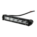 Farol Barra Led Milha Auxiliar 18w Slim 4x4 Trilha Jeep Moto