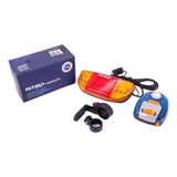 Farol Bike 7 Leds Lanterna Seta Buzina Bicicleta Luz Freio