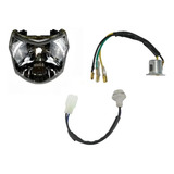 Farol Bloco Ótico E Soquete Farol E Meia Luz Crypton 115