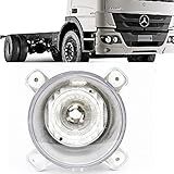 Farol Bloco Otico Luz Alta MB Atego Atron 2013 Ate 2021 Actros 2016 Ate 2021 LD H1 125Mm A9588201161