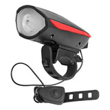 Farol Buzina Recarregável Luz Led Branca Potente Para Bike Cor Vermelho
