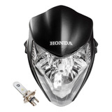Farol Cb300 Bloco Óptico Carcaça Farol Lâmpada Led