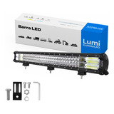 Farol De Barra Super Led 360w 9v 60v Auxilar Veiculos Barcos
