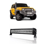 Farol De Barra Super Led 7d 120w 12v 24v 40 Leds Universal