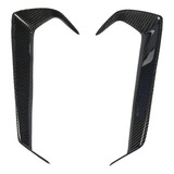 Farol De Carro De Fibra De Carbono Sobrancelhas Pálpebras 