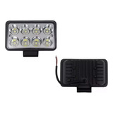 Farol De Milha Auxiliar Led Retangular Bivolt 24w Universal