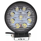 Farol De Milha Led Redondo 27w 12v 24v Carro Jeep Caminhão