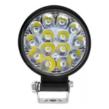 Farol De Milha Led Redondo 42w 12v 24v Pequeno Caminhão