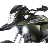 Farol De Milha Neblina Led 18w Drl Moto Honda Xre 190 par 