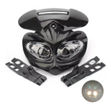 Farol De Motocicleta Led Universal 12v Cabeça De Luz Perfei