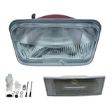 Farol Diant Volvo Fh Fm Lanterna Meia Luz E Kit Regulador