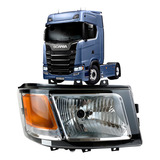 Farol Dianteiro Compatível Com Scania Ntg Modelo Básico