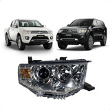 Farol Direito Pajero Dakar 2009 2015 L200 Triton 2013 2015