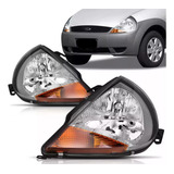 Farol Ford Ka 97 98 99 00 01 02 03 A 07 Pisca Amarelo Par