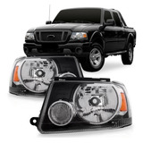 Farol Ford Ranger 2005 2006 2007 2008 2009 Mascara Negra