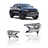 Farol Full Led Ford Ranger T7 T8 2016 A 2023 Mustang Premium