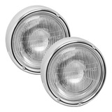 Farol Fusca 73 74 75 Lente Vidro Aro Metal Valor Par