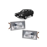 Farol Gol Gts 87 88 89 90 Grande Kit Grade Com Friso Emblema