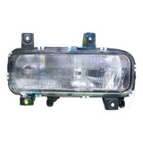Farol Lado Direito H4 H1 Vidro Com Auxiliar H1 Mb Atego0610
