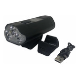 Farol Lanterna Bike Led Absolute Prime 1600 Lúmens Usb 3 Led