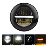 Farol Led 7 Polegadas Drl Universal Fusca Kombi Defender