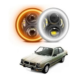 Farol Led Angel Eyes 60w Watts 7 Pol Chevrolet Chevette 79