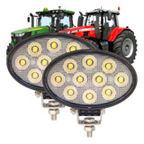 Farol Led Auxiliar Linha Agrícola John Deere Massey 40w Par