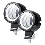 Farol Led Drl Angel Eye Redondo Esportivo Off Road 20w Par