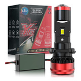 Farol Led Lampada H4 Mini Projetor Para Moto 6000k Canbus