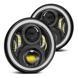 Farol Led Projetor A10 C10 D10 Chevette Opala Angel Eyes