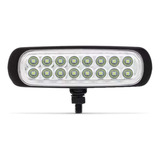 Farol Milha Auxiliar 16 Leds 6500k Branco 12v 24v Ap930