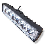 Farol Milha Auxiliar 6 Led 6000k Universal Moto Carro Trilha