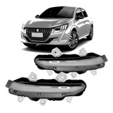 Farol Milha Auxiliar Drl Led Peugeot 208 2021 22 23 2024