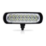 Farol Milha Auxiliar Slim 16 Leds 3 2w 12 24v Unitário