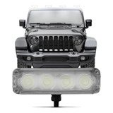 Farol Milha Auxiliar Slim Universal 4 Leds 12v Luz Branca