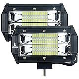 Farol Milha Lorben Retangular Led 72w Off Road Trilha 4x4