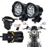 Farol Milha Moto 60w Suzuki V strom Triumph Tiger Bmw 1200gs